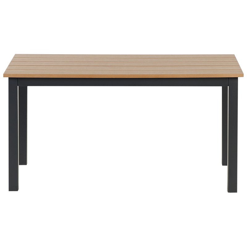 Stół ogrodowy MESSINA 96 cm 52 cm Czarny Stół ogrodowy MESSINA 96 cm 52 cm Czarny