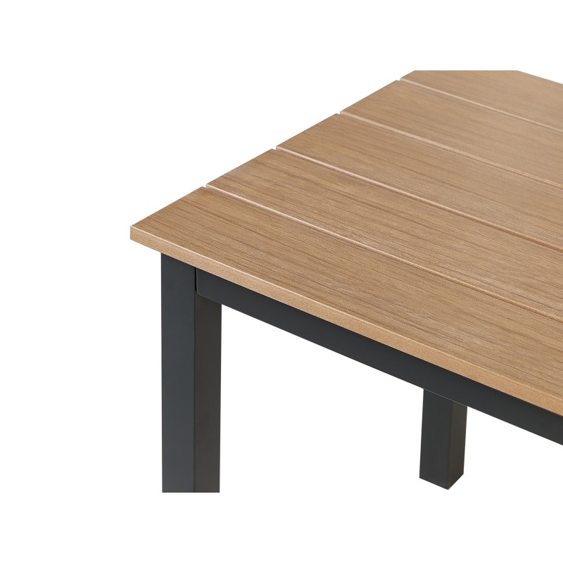 Stół ogrodowy MESSINA 96 cm 52 cm Czarny Stół ogrodowy MESSINA 96 cm 52 cm Czarny