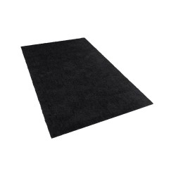 Dywan shaggy 200 x 300 cm czarny DEMRE Dywan shaggy 200 x 300 cm czarny DEMRE