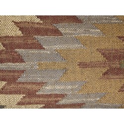 Zestaw 2 poduszek dekoracyjnych DEEPOR Juta 45 x 45 cm Kolorowy Wzór orientalny Zestaw 2 poduszek dekoracyjnych DEEPOR Juta 45 x 45 cm Kolorowy Wzór orientalny