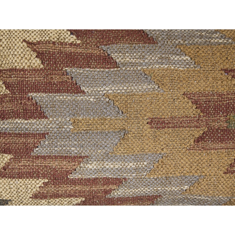Zestaw 2 poduszek dekoracyjnych DEEPOR Juta 45 x 45 cm Kolorowy Wzór orientalny Zestaw 2 poduszek dekoracyjnych DEEPOR Juta 45 x 45 cm Kolorowy Wzór orientalny
