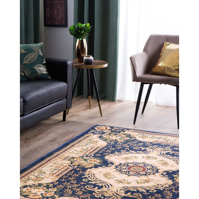 Dywan 140 x 200 cm niebieski GAZIANTEP Dywan 140 x 200 cm niebieski GAZIANTEP