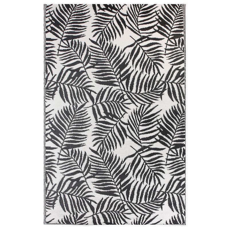 Dywan zewnętrzny 180 x 270 cm czarny KOTA Dywan zewnętrzny 180 x 270 cm czarny KOTA