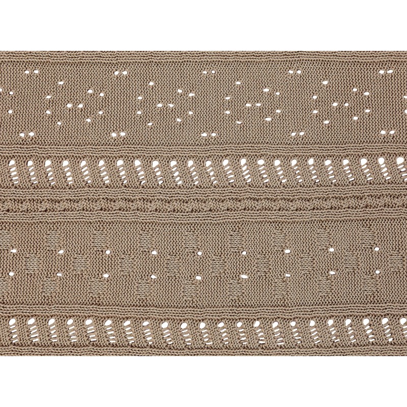 Narzuta na łóżko DAULET Bawełna 150 x 200 cm Brązowy Narzuta na łóżko DAULET Bawełna 150 x 200 cm Brązowy