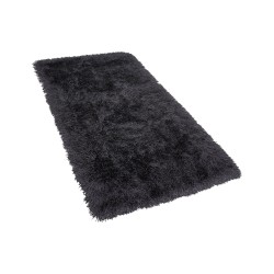 Dywan shaggy 80 x 150 cm czarny CIDE Dywan shaggy 80 x 150 cm czarny CIDE