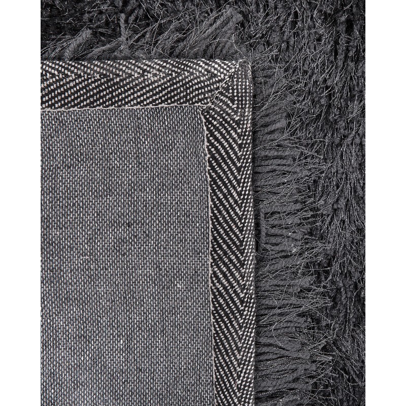 Dywan shaggy 80 x 150 cm czarny CIDE Dywan shaggy 80 x 150 cm czarny CIDE