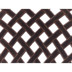 Ławka ogrodowa STAGGIA 104 cm Metal Brązowy Ławka ogrodowa STAGGIA 104 cm Metal Brązowy