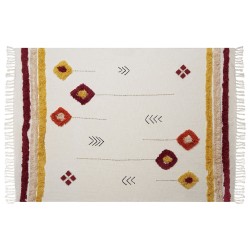 Koc AMROHA Bawełna 130 x 180 cm Kolorowy Koc AMROHA Bawełna 130 x 180 cm Kolorowy