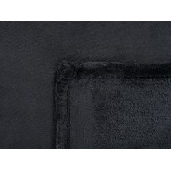 Koc BAYBURT 150 x 200 cm Czarny Koc BAYBURT 150 x 200 cm Czarny