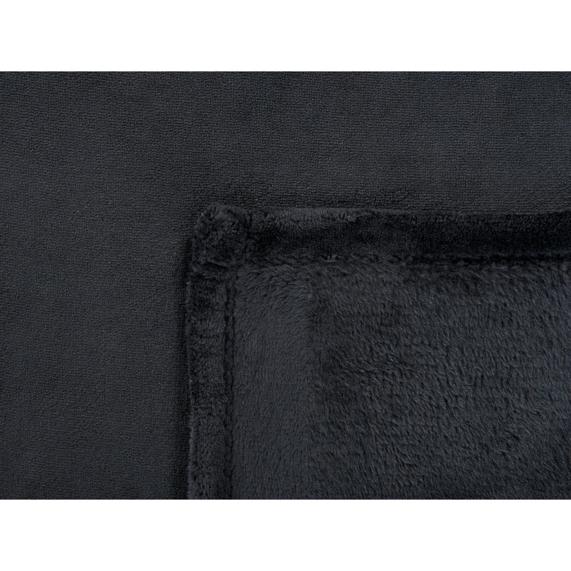 Koc BAYBURT 150 x 200 cm Czarny Koc BAYBURT 150 x 200 cm Czarny
