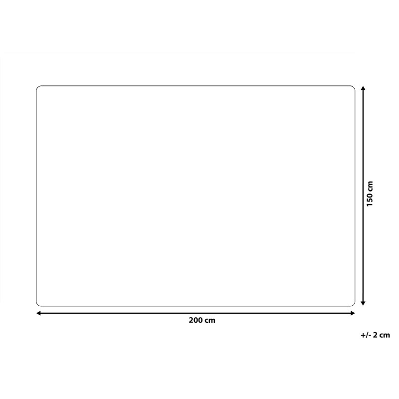Koc SAMUR 150 x 200 cm Błękitny Koc SAMUR 150 x 200 cm Błękitny