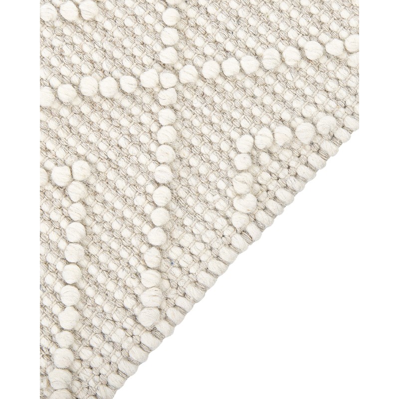 Dywan wełniany 160 x 230 cm beżowy DARENDE Dywan wełniany 160 x 230 cm beżowy DARENDE