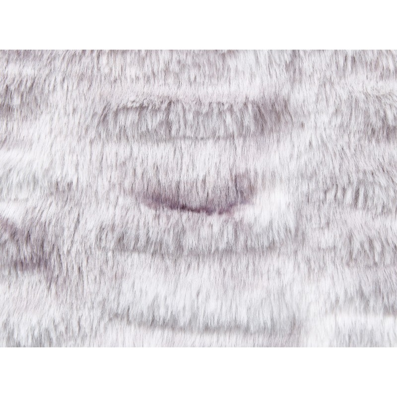 Zestaw 2 poduszek dekoracyjnych MACODES Sztuczne futro 45 x 45 cm Jasnoszary Jednolity Zestaw 2 poduszek dekoracyjnych MACODES Sztuczne futro 45 x 45 cm Jasnoszary Jednolity