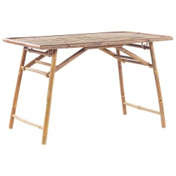 Stół ogrodowy MOLISE 120 cm 69 cm Drewno bambusowe Jasnobrązowy