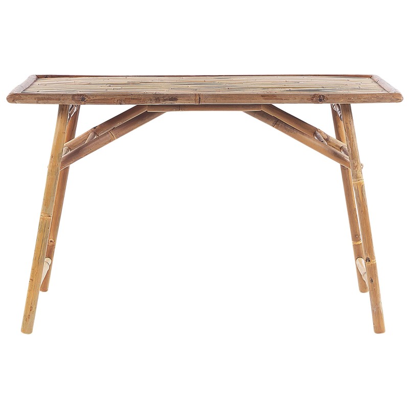 Stół ogrodowy MOLISE 120 cm 69 cm Drewno bambusowe Jasnobrązowy Stół ogrodowy MOLISE 120 cm 69 cm Drewno bambusowe Jasnobrązowy