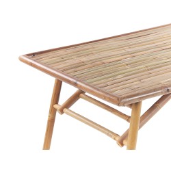 Stół ogrodowy MOLISE 120 cm 69 cm Drewno bambusowe Jasnobrązowy Stół ogrodowy MOLISE 120 cm 69 cm Drewno bambusowe Jasnobrązowy