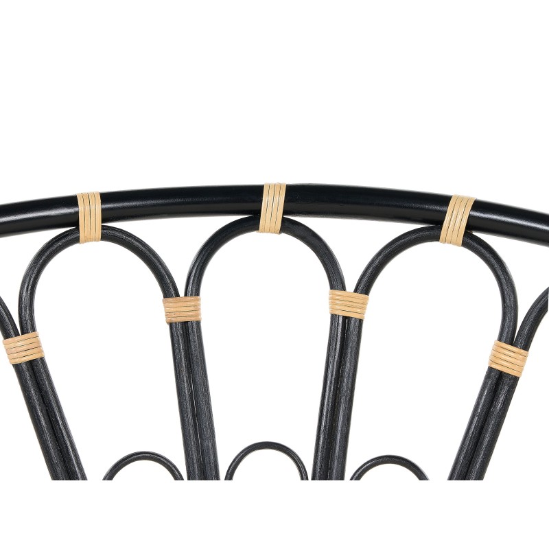 Łóżko ogrodowe ROSSANO Rattan Czarny Łóżko ogrodowe ROSSANO Rattan Czarny
