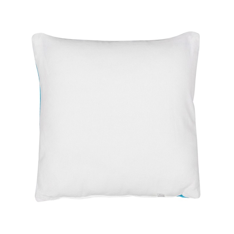 Bawełniana poduszka dla dzieci miś 45 x 45 cm niebieska WARANASI Bawełniana poduszka dla dzieci miś 45 x 45 cm niebieska WARANASI