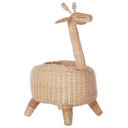 Kosz na zabawki Żyrafa HAINAN Rattan Naturalny