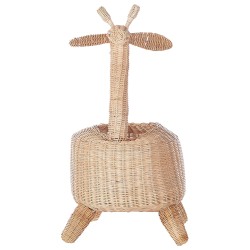 Kosz na zabawki Żyrafa HAINAN Rattan Naturalny Kosz na zabawki Żyrafa HAINAN Rattan Naturalny