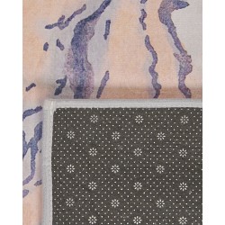 Dywan 160 x 230 cm beżowo-niebieski GEBZE Dywan 160 x 230 cm beżowo-niebieski GEBZE