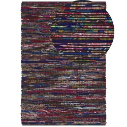 Dywany 160 x 230 cm wielokolorowy czarny BARTIN