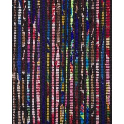 Dywany 160 x 230 cm wielokolorowy czarny BARTIN Dywany 160 x 230 cm wielokolorowy czarny BARTIN
