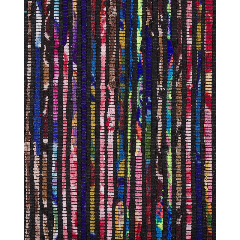 Dywany 160 x 230 cm wielokolorowy czarny BARTIN Dywany 160 x 230 cm wielokolorowy czarny BARTIN
