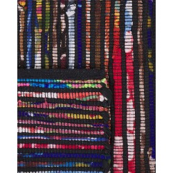 Dywany 160 x 230 cm wielokolorowy czarny BARTIN Dywany 160 x 230 cm wielokolorowy czarny BARTIN