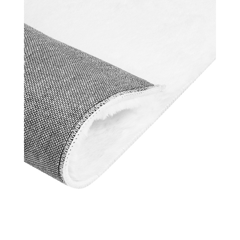 Dywan sztuczne futro królika 80 x 150 cm biały MIRPUR Dywan sztuczne futro królika 80 x 150 cm biały MIRPUR