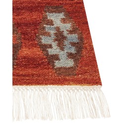 Dywan wełniany kilim 80 x 300 cm wielokolorowy VOSKEHAT Dywan wełniany kilim 80 x 300 cm wielokolorowy VOSKEHAT