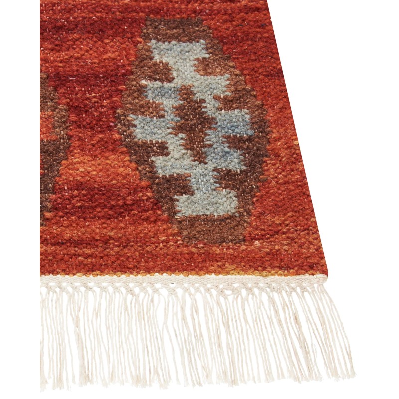 Dywan wełniany kilim 80 x 300 cm wielokolorowy VOSKEHAT Dywan wełniany kilim 80 x 300 cm wielokolorowy VOSKEHAT