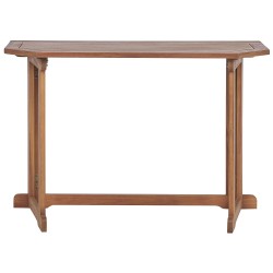 Stolik balkonowy TREIA 110 cm 47 cm Drewno akacjowe Brązowy Stolik balkonowy TREIA 110 cm 47 cm Drewno akacjowe Brązowy