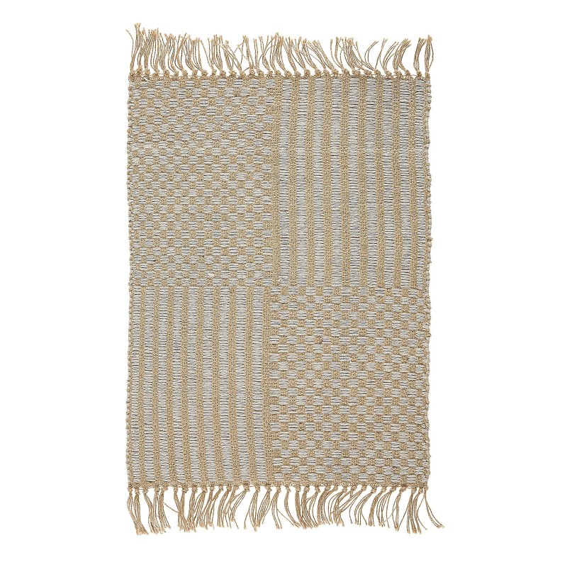 Dywan z juty 50 x 80 cm beżowy ADABAG Dywan z juty 50 x 80 cm beżowy ADABAG