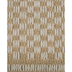 Dywan z juty 50 x 80 cm beżowy ADABAG Dywan z juty 50 x 80 cm beżowy ADABAG