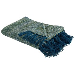 Koc PAIRE 130 x 170 cm Lazurowy