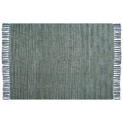 Koc PAIRE 130 x 170 cm Lazurowy Koc PAIRE 130 x 170 cm Lazurowy