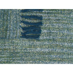 Koc PAIRE 130 x 170 cm Lazurowy Koc PAIRE 130 x 170 cm Lazurowy