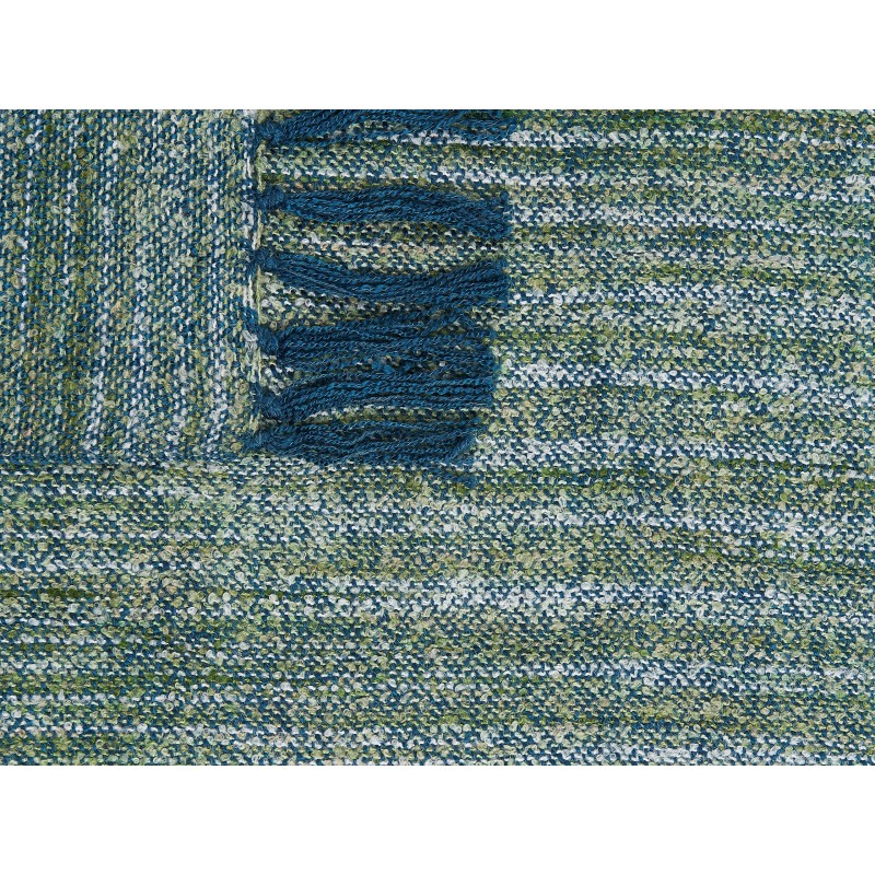 Koc PAIRE 130 x 170 cm Lazurowy Koc PAIRE 130 x 170 cm Lazurowy