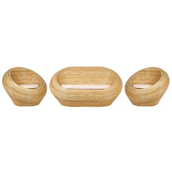 Zestaw ogrodowy dla 4 osób MAIORI Rattan Naturalny