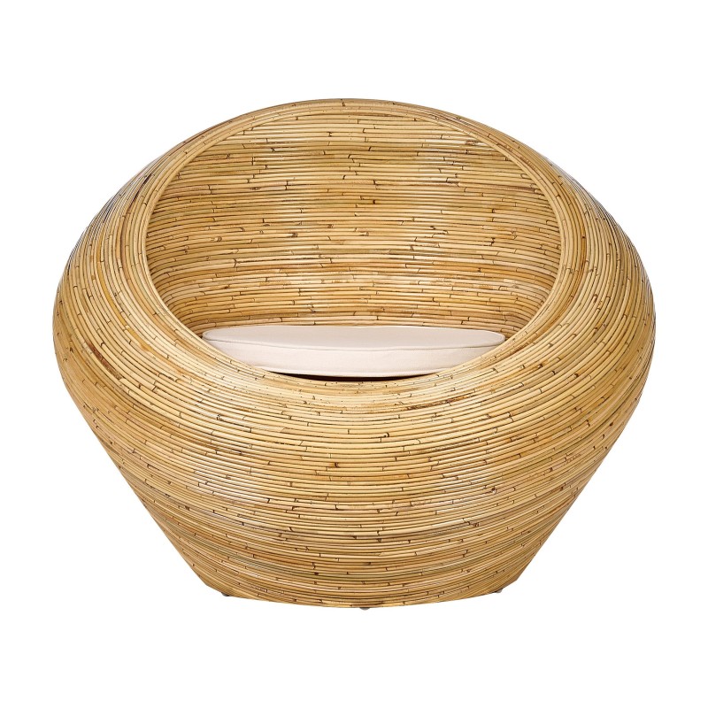 Zestaw ogrodowy dla 4 osób MAIORI Rattan Naturalny Zestaw ogrodowy dla 4 osób MAIORI Rattan Naturalny