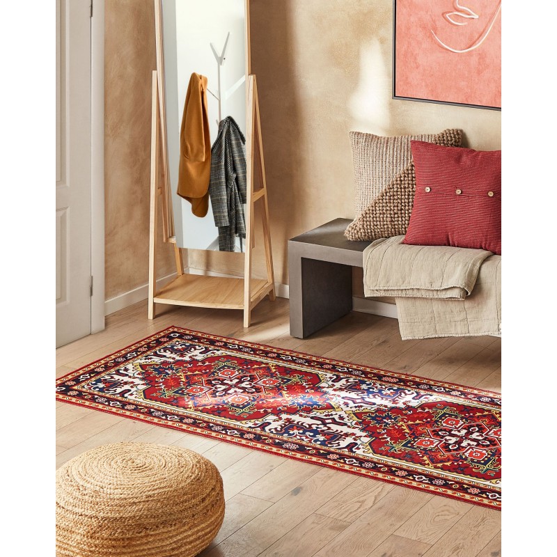 Dywan 80 x 240 cm czerwony COLACHEL Dywan 80 x 240 cm czerwony COLACHEL