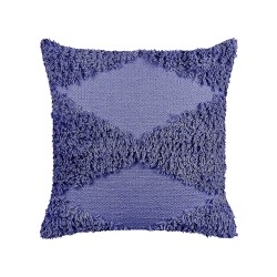 2 poduszki dekoracyjne bawełniane tuftowane 45 x 45 cm fioletowe RHOEO 2 poduszki dekoracyjne bawełniane tuftowane 45 x 45 cm fioletowe RHOEO