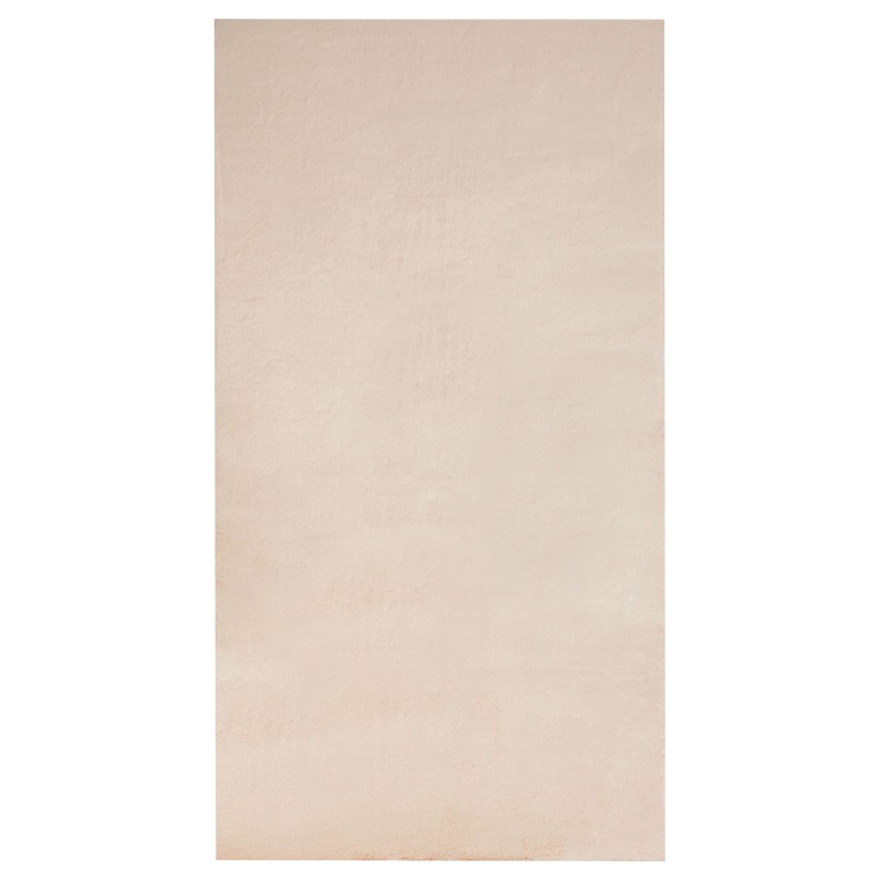 Dywan sztuczne futro królika 80 x 150 cm beżowy MIRPUR Dywan sztuczne futro królika 80 x 150 cm beżowy MIRPUR