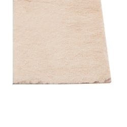 Dywan sztuczne futro królika 80 x 150 cm beżowy MIRPUR Dywan sztuczne futro królika 80 x 150 cm beżowy MIRPUR