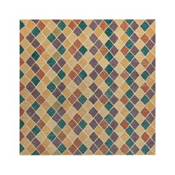 Dywan wełniany 200 x 200 cm wielokolorowy KESKIN Dywan wełniany 200 x 200 cm wielokolorowy KESKIN