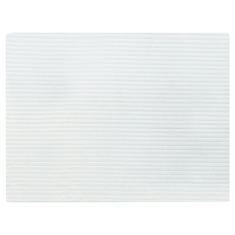 Narzuta na łóżko RAKYA Sztuczne futro 150 x 200 cm Biały Narzuta na łóżko RAKYA Sztuczne futro 150 x 200 cm Biały