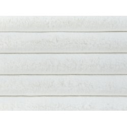 Narzuta na łóżko RAKYA Sztuczne futro 150 x 200 cm Biały Narzuta na łóżko RAKYA Sztuczne futro 150 x 200 cm Biały