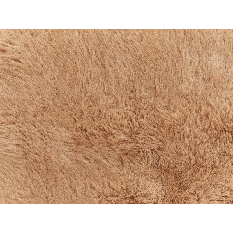 Koc SALKA Sztuczne futro 200 x 220 cm Brązowy Koc SALKA Sztuczne futro 200 x 220 cm Brązowy