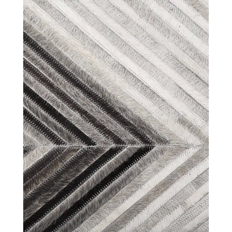 Dywan skórzany 160 x 230 cm szary AYTEPE Dywan skórzany 160 x 230 cm szary AYTEPE